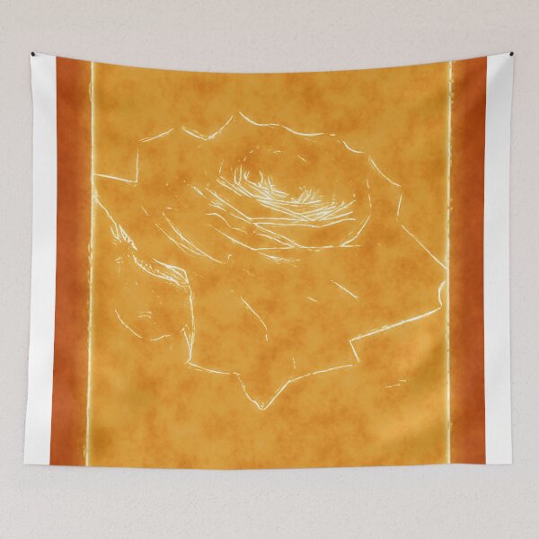 Item preview, Pink Roses in Anzures 3 Outlined Orange designed and sold by TravelPhotoArt.