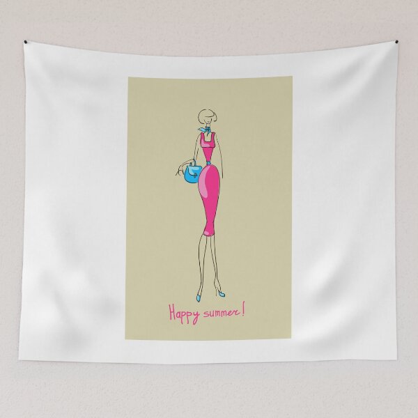 Item preview, Illustration of a girl designed and sold by Olga Berlet.