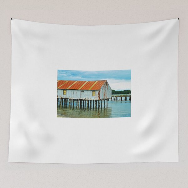 Item preview, Semiahmoo Bay Boathouse designed and sold by Kirsten Ellingford.