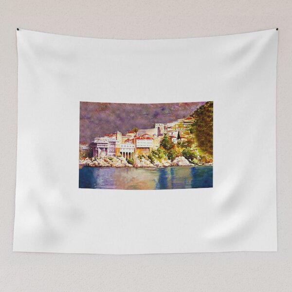 Item preview, Storm over St Gregory designed and sold by painting-greece.
