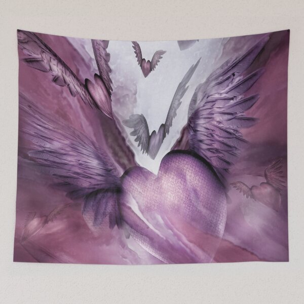 Item preview, Flight Of The Heart - Mauve designed and sold by Carol  Cavalaris.