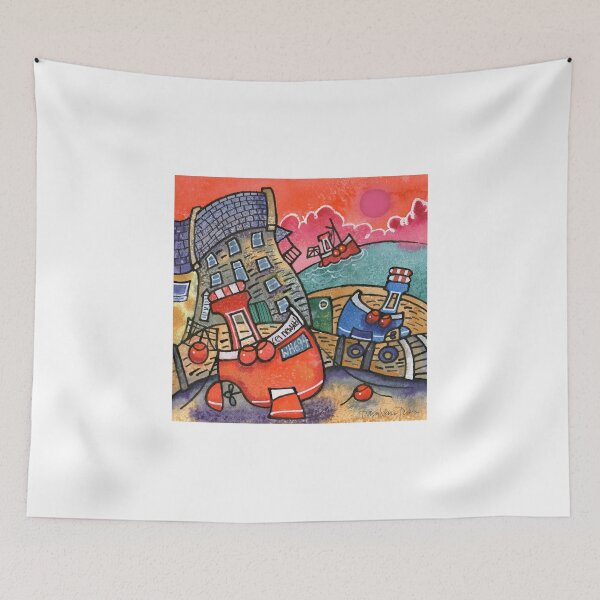 Item preview, Fishing boats, New Quay, West Wales designed and sold by Dorian Davies.