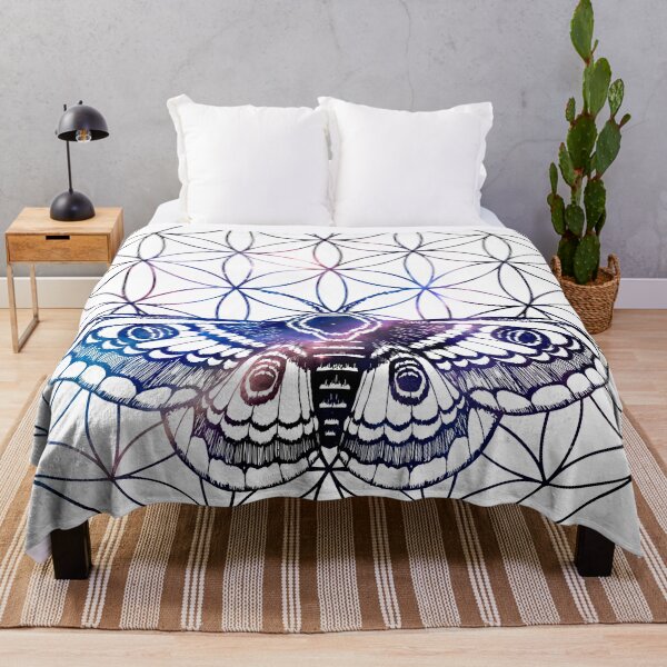 Item preview, Flower of Life Moth designed and sold by Freja Friborg.