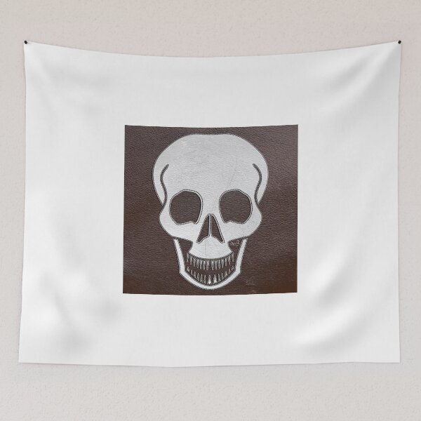 Item preview, leather stitched skull designed and sold by filippobassano.