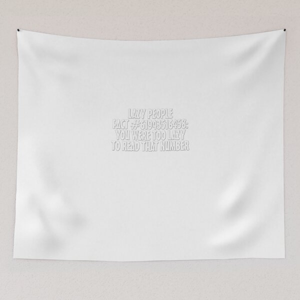 Item preview, Lazy people fact #61943516458: You were too lazy to read that number designed and sold by digerati.