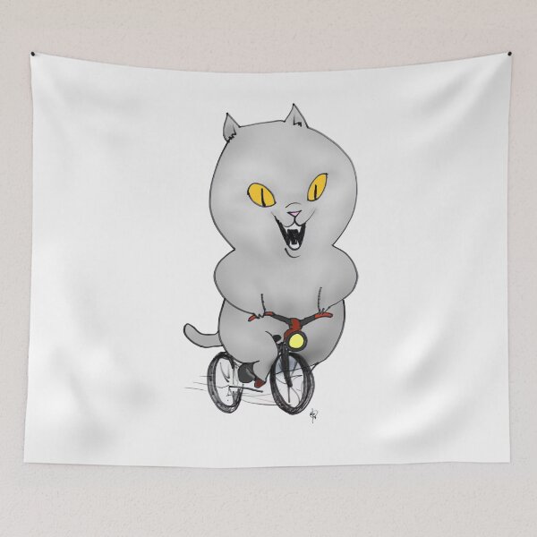 Item preview, Cat on a Bicycle designed and sold by Dan Paul Roberts.