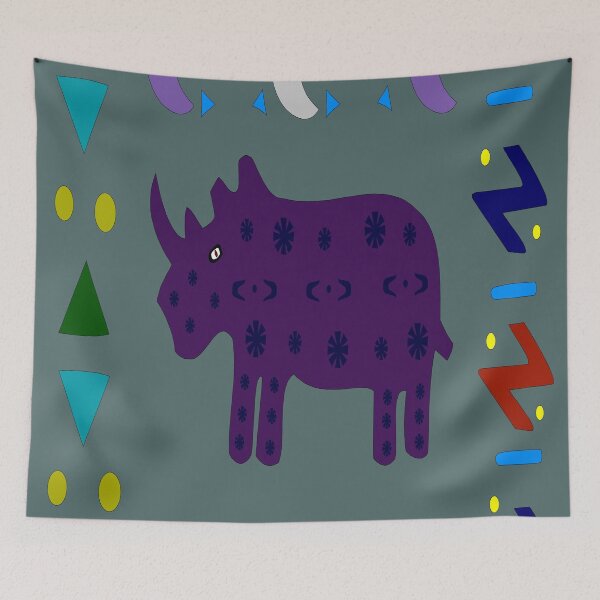 Item preview, Rhino Sky #1 designed and sold by DayColors.