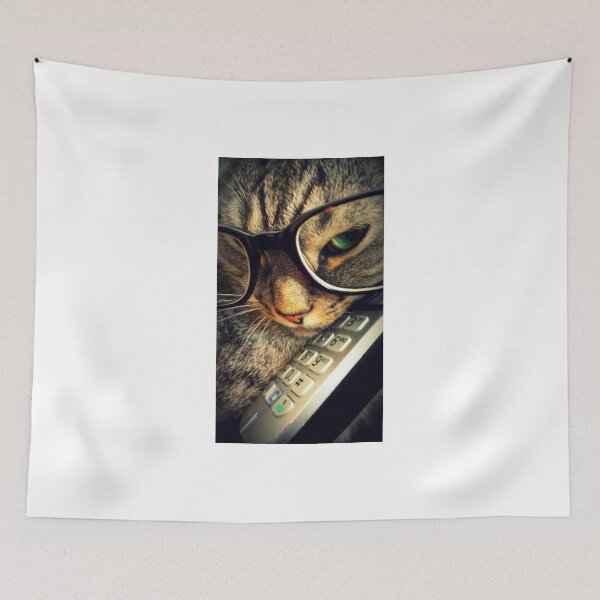Item preview, retro photo phon cat designed and sold by Krzyzanowski Art.