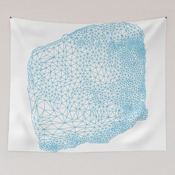Item preview, Geometric delauney triangulation design designed and sold by sledgehammer.