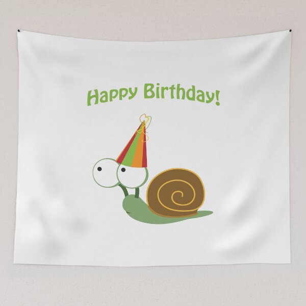 Item preview, Happy Birthday! Party Snail designed and sold by Hedgie Designs.