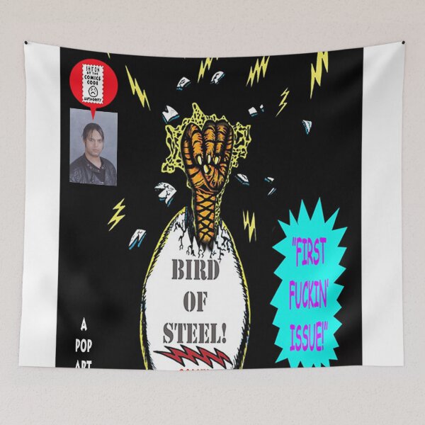 Item preview, Bird of Steel Comix Cover - Red Bubble -NEW  UNDERGROUND POP ART SERIES! designed and sold by TexWatt.