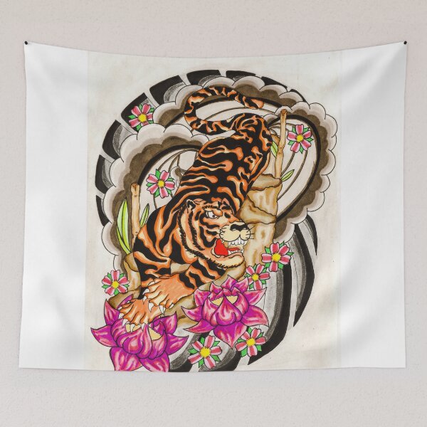 Item preview, Japanese tiger designed and sold by Adam  Parsons.