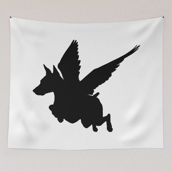 Artikelvorschau, Winged Dobie entworfen und verkauft von stellarmule.