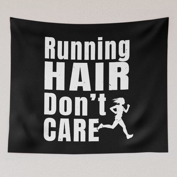 Item preview, Womens Running Hair Don't Care Women Running Gift designed and sold by oberdoofus.