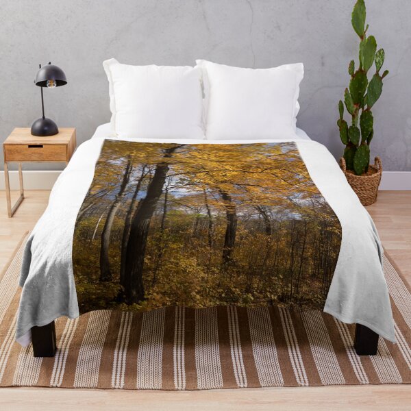 Item preview, Golden Leaves and Dark Branches - Autumn in the Forest designed and sold by Georgia Mizuleva.