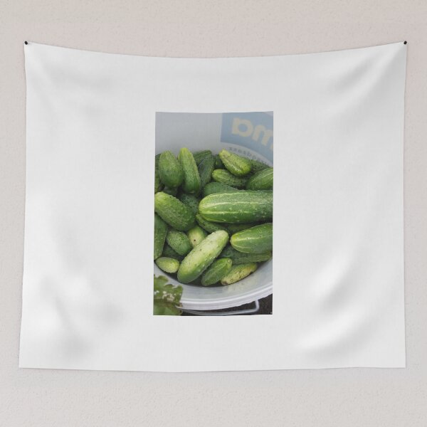 Item preview, cucumber spring garten designed and sold by Krzyzanowski Art.