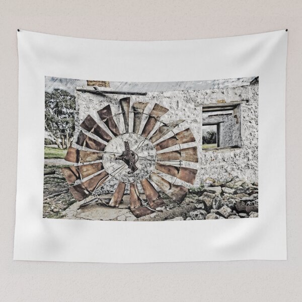 Item preview, Stone Cottage and Windmill designed and sold by David J Baster.