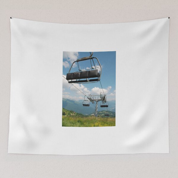 Item preview, Ski Lift on Monte Zoncolan in Summer designed and sold by jojobob.