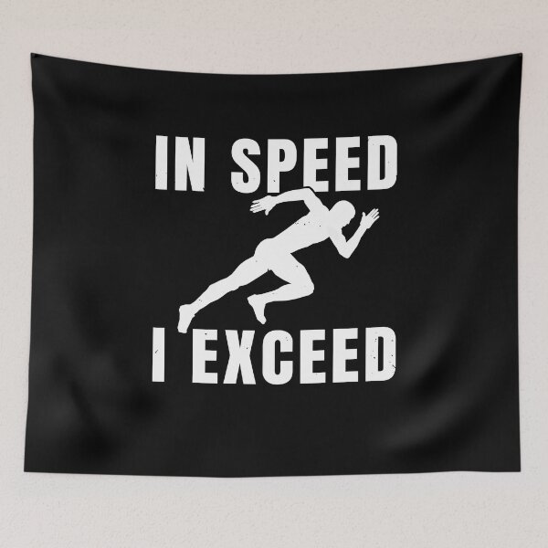 Item preview, Mens Sprinter In Speed I Exceed Athlete Gift designed and sold by oberdoofus.