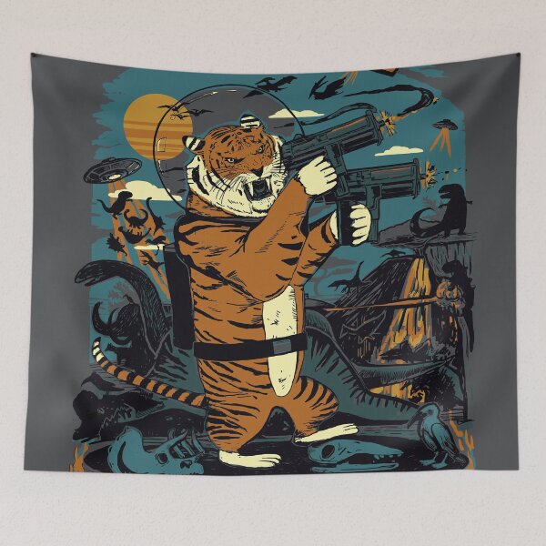Item preview, Death to the Dinosaurs designed and sold by Thomas Orrow.
