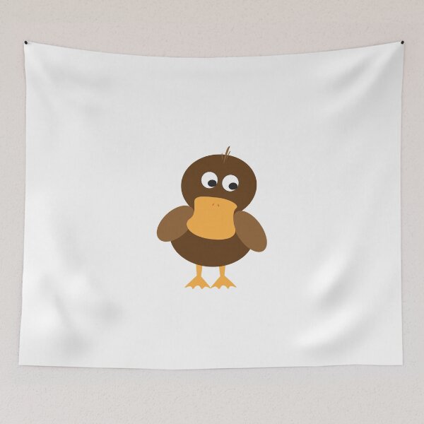 Aperçu de l'œuvre Cute Brown Duck créée et vendue par Hedgie Designs.