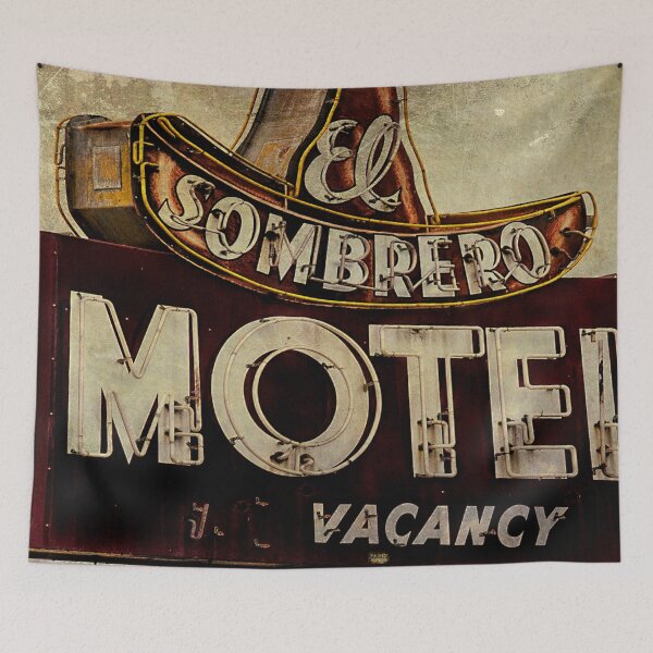 Item preview, Vintage El Sombrero Motel Sign, Salinas, CA. designed and sold by Honey Malek.
