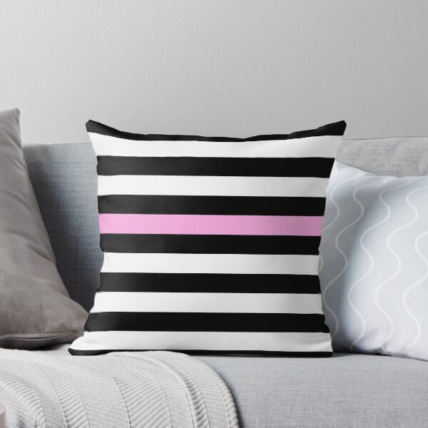 Item preview, Black and White Stripes with One Pink Stripe designed and sold by Greenbaby.