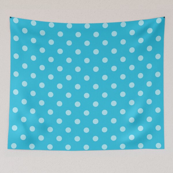 Item preview, Teal Blue Polka Dots designed and sold by KCavender.