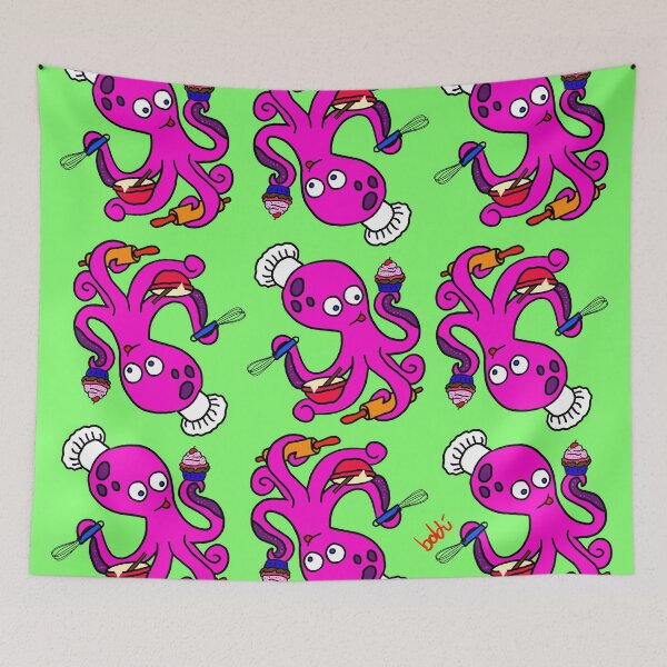 Item preview, Baker Octopus Pattern designed and sold by Xavierboldu.