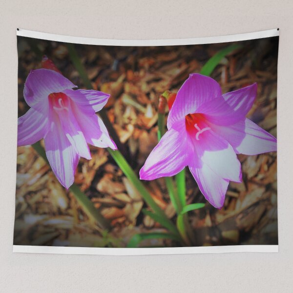 Item preview, Pink blooms on the yard designed and sold by B. Randi Bailey.
