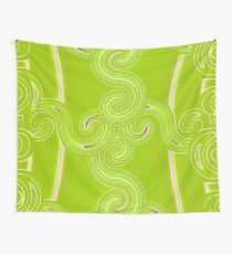 Limegreen Connection Wall Tapestry