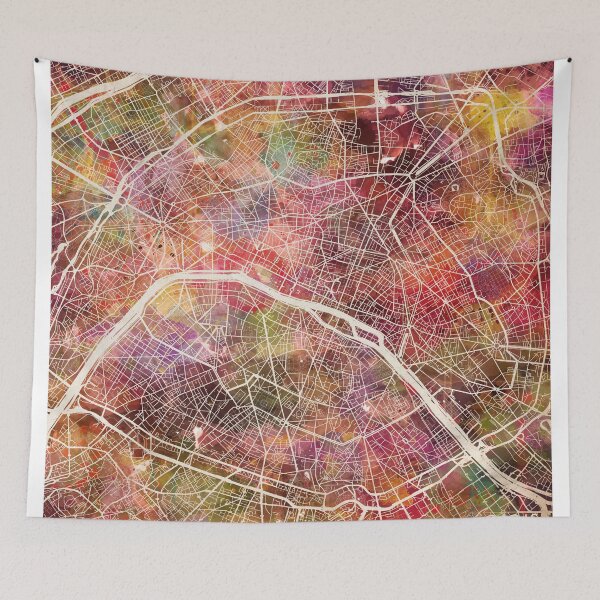 Item preview, Paris map designed and sold by MapMapMaps.