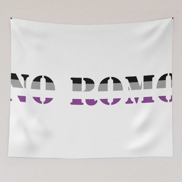 Item preview, "No Romo" Asexual Flag designed and sold by honestlyanthony.