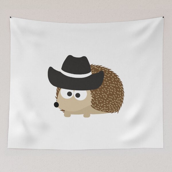 Artikelvorschau, Cowboy Igel entworfen und verkauft von Hedgie Designs.