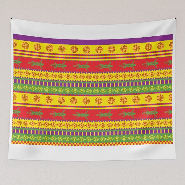 Item preview, fancy mexican styled pattern designed and sold by Leysan Shayak.