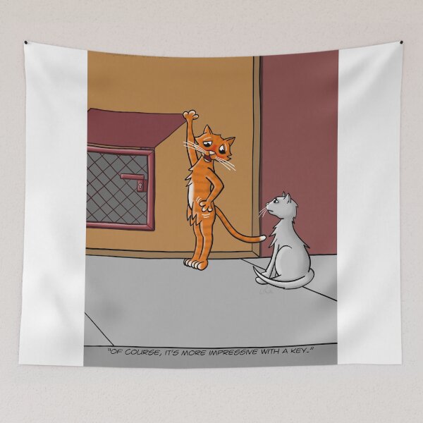 Item preview, Cat Key Crisis designed and sold by Thingsesque.