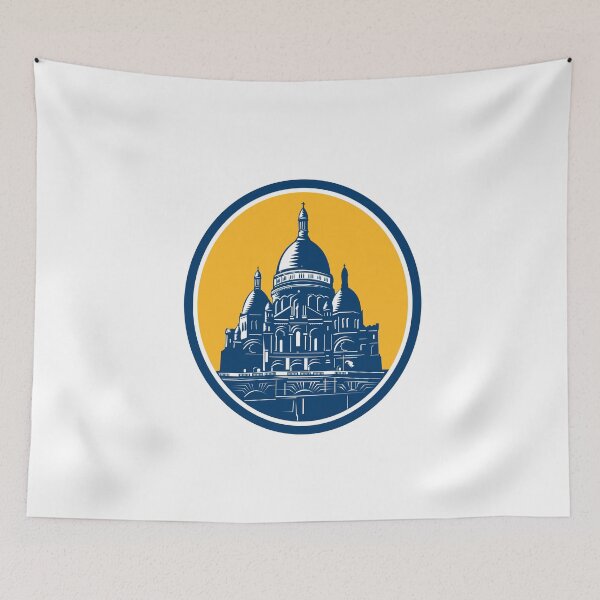 Item preview, Dome of Sacre Coeur Basilica Paris Retro designed and sold by patrimonio.