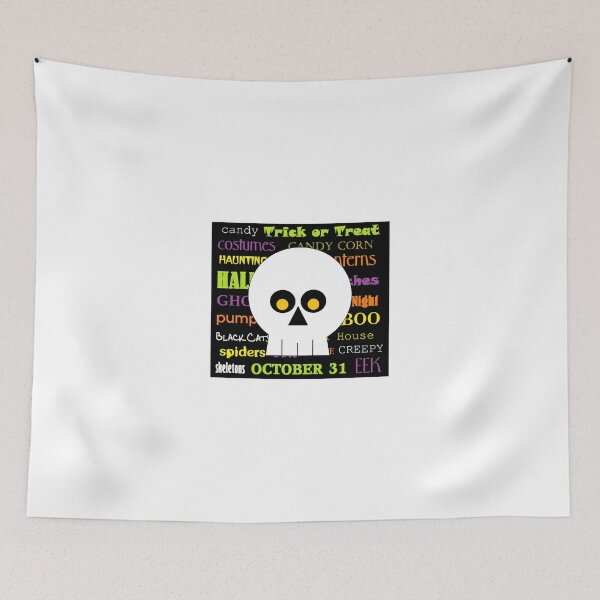 Item preview, Halloween Subway Skull designed and sold by BeachBumFamily.