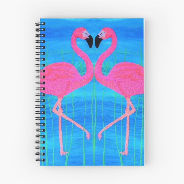 Item preview, Love Flamingo party print (embroidery art) designed and sold by JulietTurnbull.