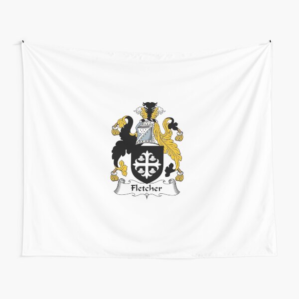 "Fletcher Coat of Arms / Fletcher Family Crest" Tapestry by