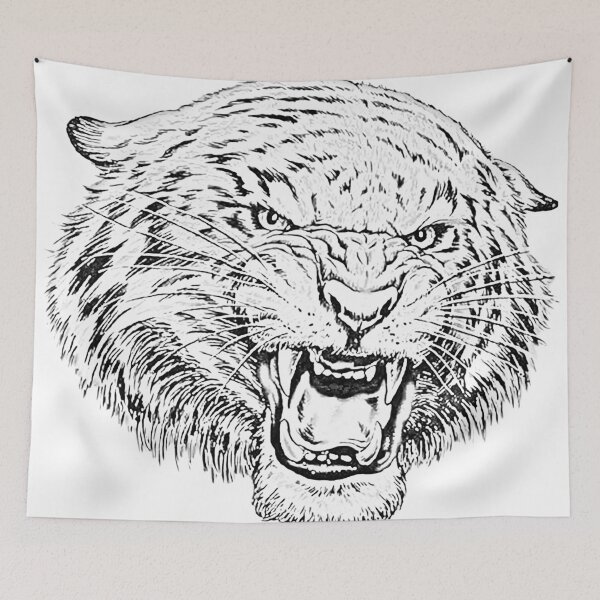 Item preview, tigre black  designed and sold by autrouvetout.