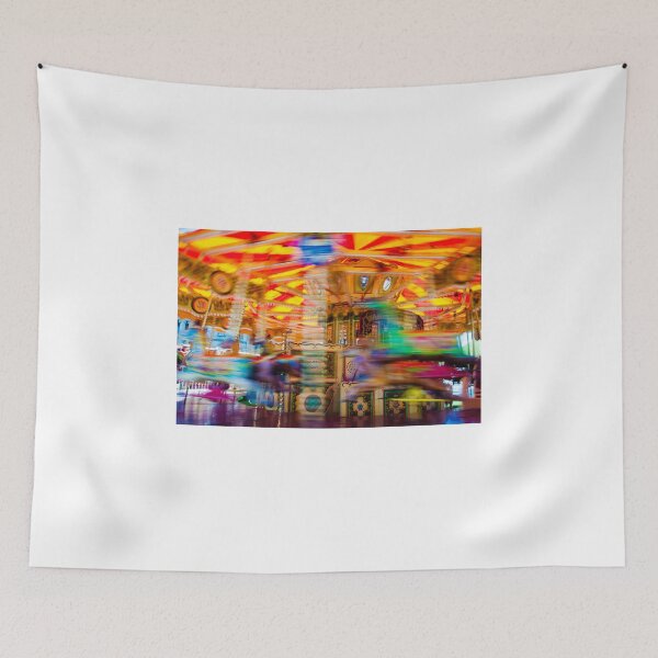 Item preview, View of Carousel with horses on a carnival Merry Go Round designed and sold by Stanciuc.