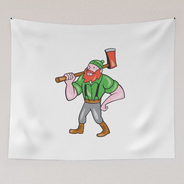 Item preview, Paul Bunyan LumberJack Isolated Cartoon designed and sold by patrimonio.