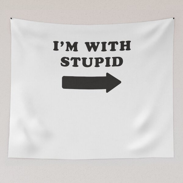 Item preview, I'm With Stupid designed and sold by Fitspire Apparel.