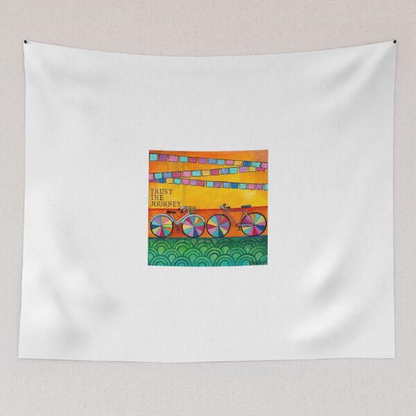 Item preview, TRUST THE JOURNEY BIKE ART designed and sold by Carla Bank.
