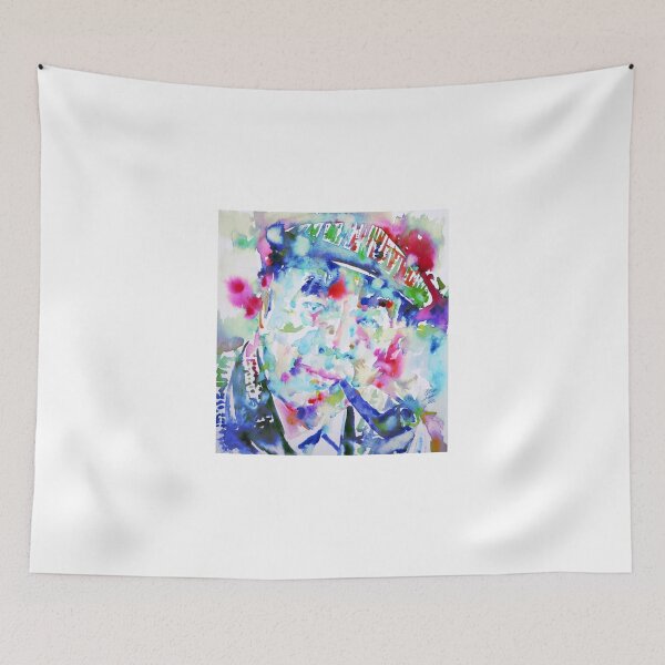 Item preview, PABLO NERUDA - watercolor portrait.2 designed and sold by lautir.