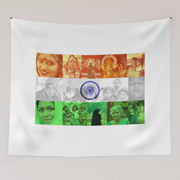 Item preview, Indian Flag With Women Of India designed and sold by Neha  Gupta.
