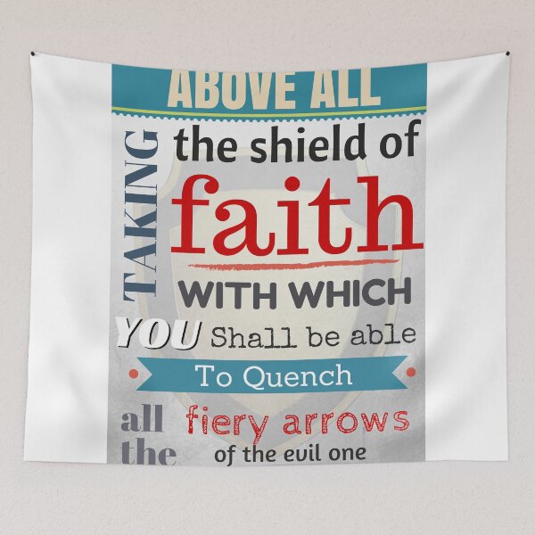 Item preview, Put on the whole armour of God, Bible Verse / quotation designed and sold by Very Peculiar.