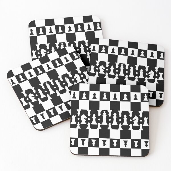 Item preview, Chess Pieces Pattern - black and white designed and sold by Nartissima.