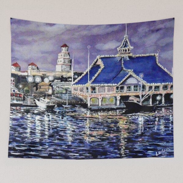 Item preview, Pavillion Newport Beach 1988 designed and sold by ArtbyLeclerc.